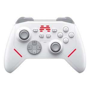 베이통 KunPeng 20 쿤펑 20 TMR 스틱 인텔리전트 무선 게이밍 컨트롤러 PC 스팀 스마트 게임패드, 1개, BTP-KP20 화이트