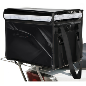 홈해락 보온 보냉 배달가방 자전거 및 오토바이 전용 배달통 35L/50L/65L/80L, 블랙