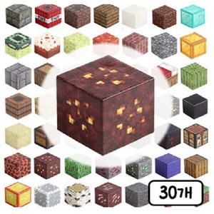 창의력 DIY 자석 큐브 블럭 마그네틱 블럭, B059, 30개