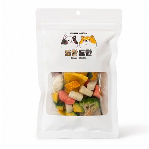 도란도란 동결건조 야채 베지칩스 20g / 40g 미니 야채칩 강아지 수제간식 채소 영양 간식, 미니 베지칩스 (20g)