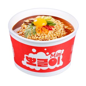 [런칭 파격세일] 뽀글이Mini 300개 이지쿡 라면조리기 전용용기 1200cc 원형 라면용기 IH5600/CAN7000 용기, 1박스, 300개입