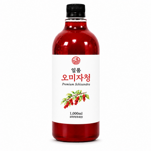 일품 오미자청 온가족 활력충전 국내산 100% 오미자 오미자원액 오미자차, 1개, 1개입, 1000L