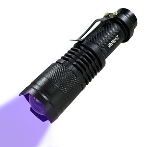 로버스트 UV LED 자외선램프 395nm, 1개, 블랙