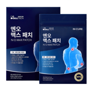 [셀트리온] 셀트리온 인큐어 엔오 맥스 패치 땃두릅 엔오 프리미엄 산화질소 패치, 1개, 32매입