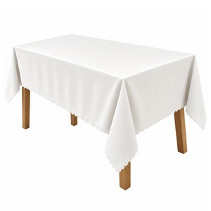 캐프마켓 구김방지 호텔 테이블보 식탁보, 1개, 6인(200 x 140 cm), 화이트