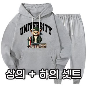 마고(MAGO) 수박체크 곰 상하 셋트