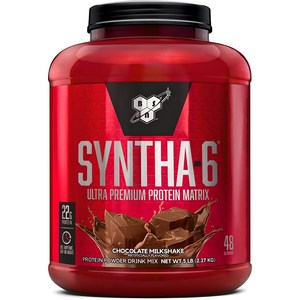 비에스엔 신타-6 프로틴 파우더 드링크 믹스 단백질 보충제 초콜릿 밀크셰이크, 1개, 2.27kg 골드박스 특가