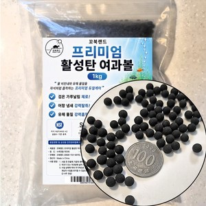 꼬북랜드 프리미엄 활성탄 여과볼, 1개