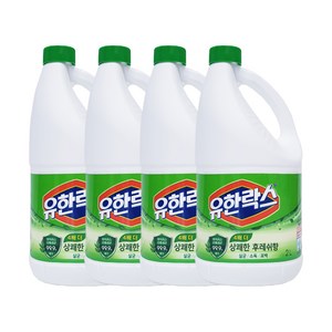 유한락스 후레쉬, 2L, 4개