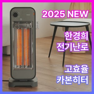 한경희 절전형 전기난로 프리미엄 카본 전기히터, Q3500-2(그레이)