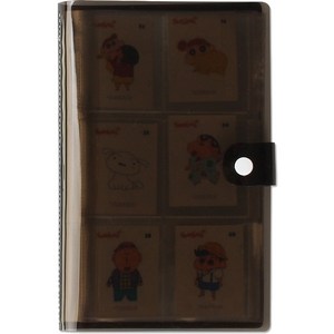 리코즈 띠부씰 240포켓 콜렉트북, 클리어블랙, 40매, 1개