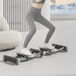 코아 전신 코어 운동 접이식 스키 슬라이드 윙보드, 베이직 그레이, 1개