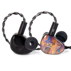 Keephifi KBEAR KB02 코일 골전도 하이브리드 구동 HIFI 이어폰, 메이플 브라운