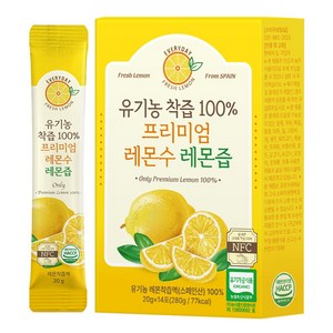 프리미엄 레몬즙 원액 NFC 착즙 레몬수 스틱, 280g, 1개