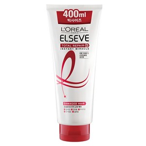 로레알파리 엘세브 토탈 리페어 5 인스턴트 미라클 헤어팩, 400ml, 1개