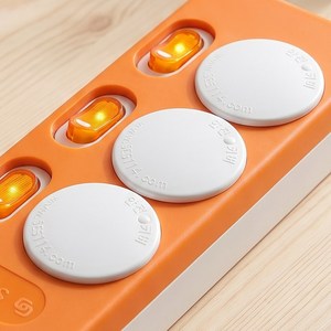 현대일렉트릭 국산 멀티탭 콘센트 안전커버 덮개, 1개, 화이트