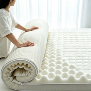 퓨어몰링 인체공학적 3D 입체 돌기 메모리폼 접이식 매트리스 침대 바닥 토퍼