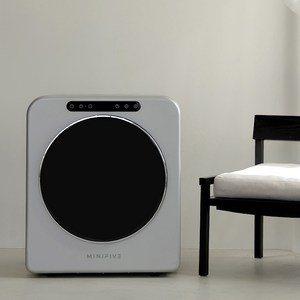 미니파이브 미니건조기 5KG 의류 소형 수건, 메탈실버, ACM-5000H