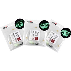 국내 최장 7cm 갈치 텐빈 바늘 채비, 3개