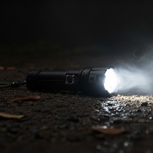 XHP70 LED 손전등 후레쉬 (배터리 별도구매상품), 1개, 제트블랙