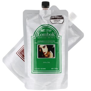 가인 롬복(Lombok) 오리지날 엘비 트리트먼트 칼라크림, 다크브라운, 1개