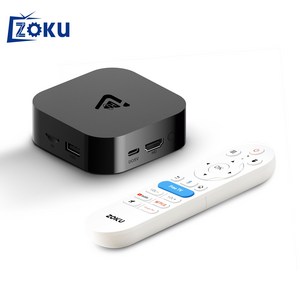 LOVFIR ZOKU 스마트 TV 크롬캐스트 구글 크롬캐스트 호환 셋톱박스 OTT 셋톱 박스 WiFi6 블루투스 5.4, 1개, 1개 ZOKU 7C(2+16GB)