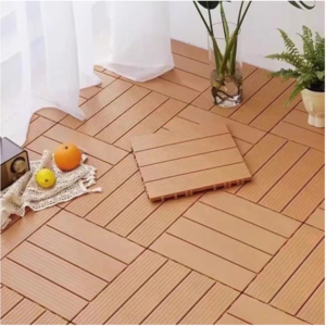 온빛 조립마루 데크타일 30cm x 30cm, 16개, 브라운