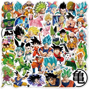 드래곤볼 스티커 굿즈 50pcs, 1개
