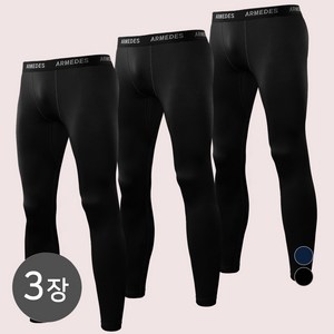 아르메데스 3매 남여공용 히트 기모 발열내의 하의 AR-23