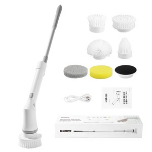 88그로스 화장실 무선 전동 욕실 청소기, BPLD01, 혼합색상