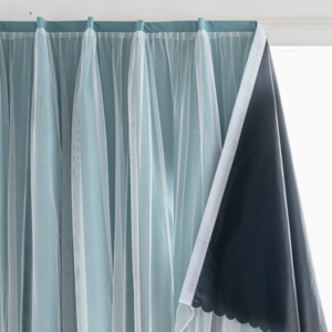 머스트킵 무타공 붙이는 레이스 암막 커튼 벨크로 포함