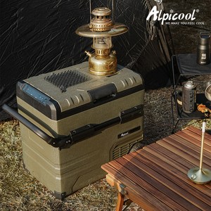 알피쿨 이동식 차량용 캠핑냉장고 Xpro55, 56L, 올리브