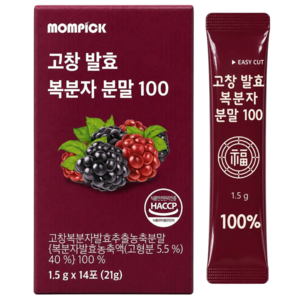 맘픽 고창 발효 복분자분말 고창복분자발효추출농축분말 100% HACCP 정품, 1개, 14회분