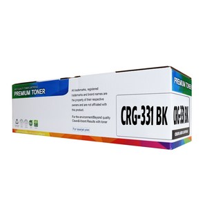 캐논 호환 재생 비정품 토너 CRG-331 (KCYM) LBP7110cw MF624cw 628cwz 8240cw 8284cw, 검정, 1개