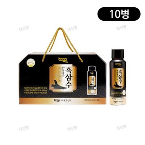 보고신약 산삼배양근 흑삼수 음료, 10개, 120ml