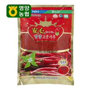[영양농협] 2026년산 안심영양 햇고춧가루 장류용(고운 고추가루) 1kg, 1개