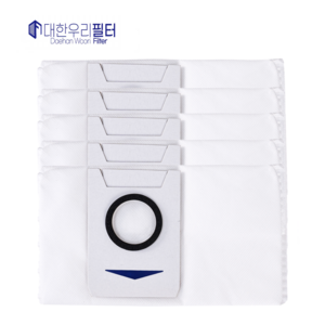 대한우리필터 에코백스 옴니 디봇 더스트백 먼지봉투 T10 X1 T20 호환, 5개, 수량