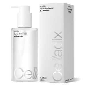 셀라딕스 트러블 클리어 약산성 젤클렌저 여드름 클렌징 아크네스균 향균, 1개, 200ml
