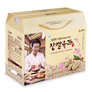 호정가 찹쌀유과세트 (개별포장) 800g / 전통과자 한과선물세트, 1개