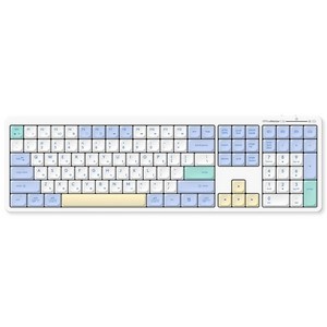 한성컴퓨터 OfficeMaster 3모드 저소음 펜타그래프 유무선 키보드, Meringue, GK698, 제조사축