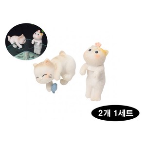 앙증맞은 고양이 화분 어항 미니어처 장식, A타입