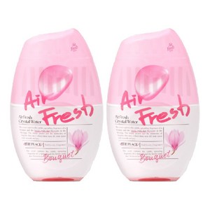 에어후레쉬 크리스탈워터 실내용 대용량 방향제, 400ml, 2개, 부케향