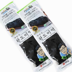 금복식품 완도산 맥반석 초사리 햇미역 300g 2봉 총 600g 미역국용 국거리 건미역 마른미역, 2개