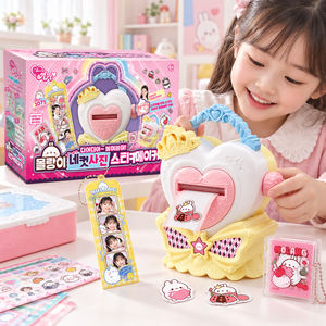시크릿아트 몰랑이 네컷사진 스티커 메이커, 혼합색상, 1세트