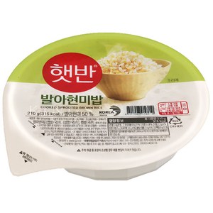 햇반 발아현미밥, 210g, 15개