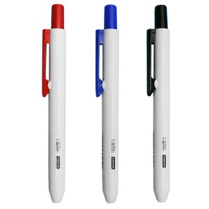뽀너스 똑딱이 네임펜 3color 세트, 3색