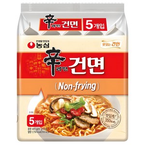 신라면 건면 97g, 5개