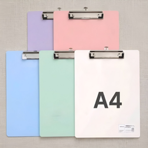 루브앤 파스텔 A4 클립보드 5개, 1세트, 혼합