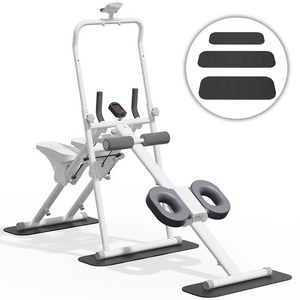 메인워크 2in1 천국의계단 운동기구 가정용 스텝밀 실내 계단오르기 전신 운동 기구, 블랙 스텝밀 전용매트