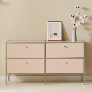 모두리아 모듈 수납장 1200 거실서랍 TV장 미드센츄리, 루넷 무드 1200 거실 서랍 베이지